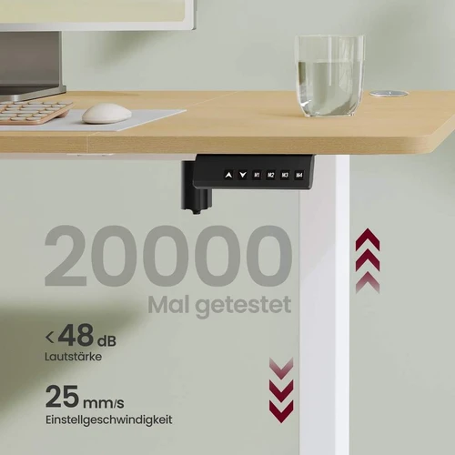 Reguliuojamo aukščio stalas SONGMICS, Elektrinis - Darbo stalai