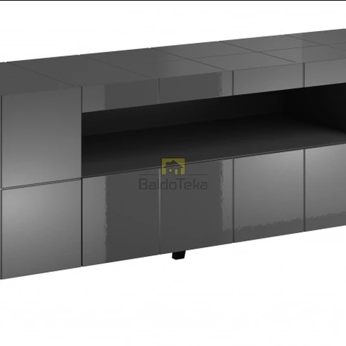 Tv spinta su cokoliu ir kojelėmis, 184 cm