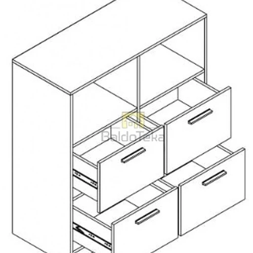 Erdvi spinta su pasirenkamomis rankenėlėmis