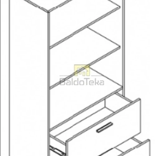 Moderni spinta su pasirenkamomis rankenėlėmis