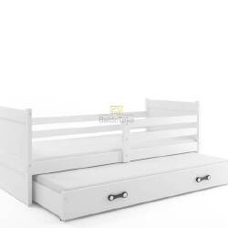 RICO (balta) bms dvivietė vaikiška lova + čiužiniai