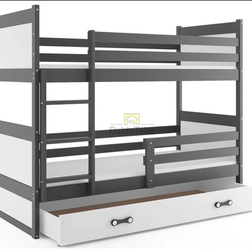 Natūralios pušies medžio vaikiška lova su čiužiniu