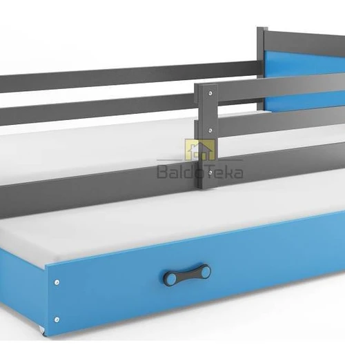 Ergonomiškas vaikiškas lovynas su čiužiniu ir apsaugine tvorele