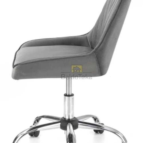 Modernios kėdės pilka spalva ir patvaria medžiaga