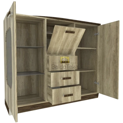 Moderni spinta ąžuolo atspalviu