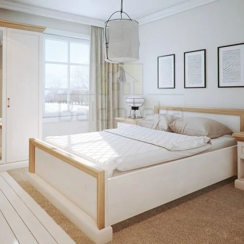 Plati spinta su natūralių medžiagų apdaila