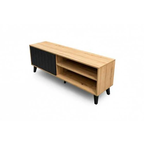 RTV komoda JODI ąžuolas artisan / juoda matinė