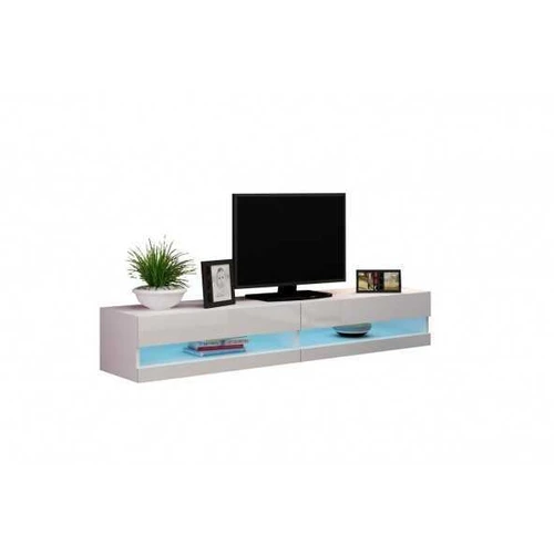 RTV komodas VIGO NEW VG9A 180 blizgus baltas