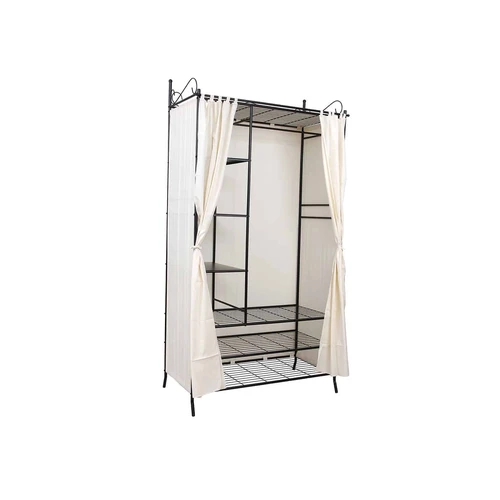 Rūbinės spinta su užuolaida