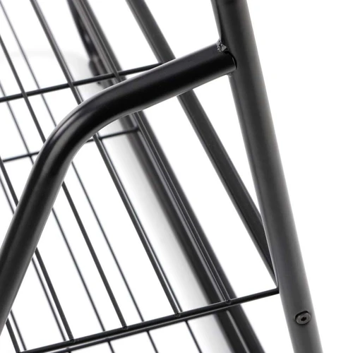 Plieninis stalas su milteliniu dažymu, 93x57x166 cm