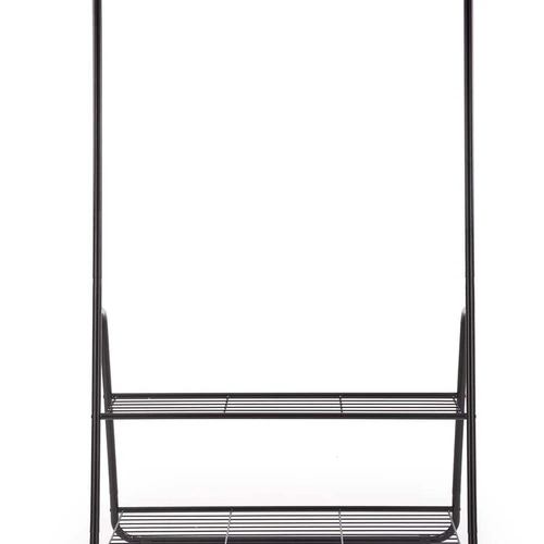 Kokybiškas stalas iš milteliniu būdu dažyto plieno, juodos spalvos