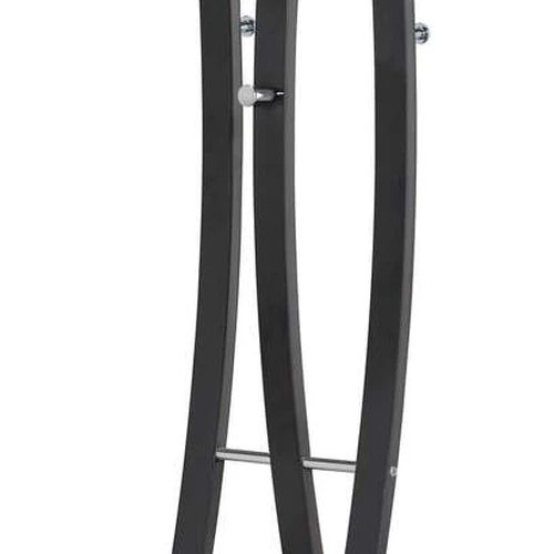 Ergonominė 35x35x179 cm balta spinta plieninėje apdailoje