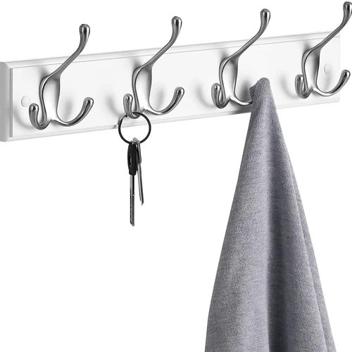 4 kabliukai drabužiams ir daiktams