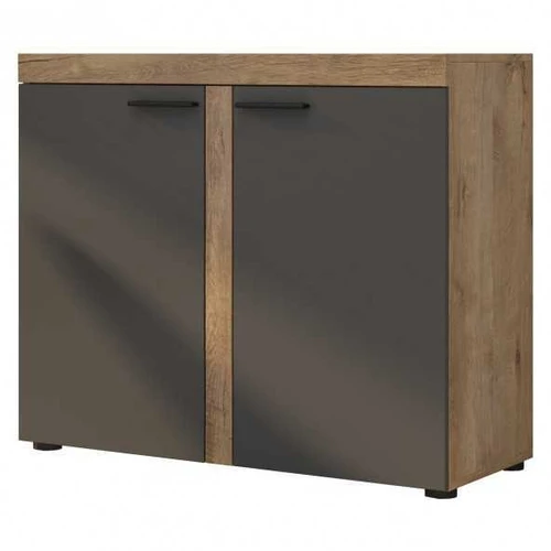 RUMBA / RODOS 2D komoda ąžuolo lefkas / grafitas