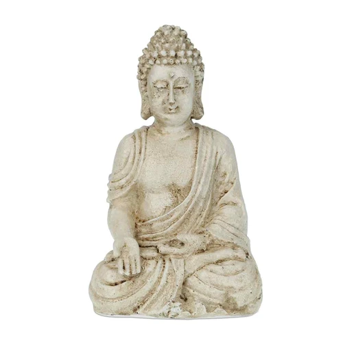 Sėdinčio Budos skulptūra Relaxdays 10039505.0, 17,5 × 10,5 × 7,5 cm