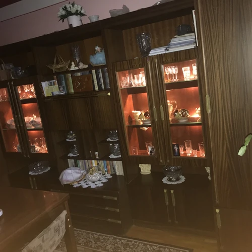 Sekcija su vidiniu apšvietimu – puiki būklė