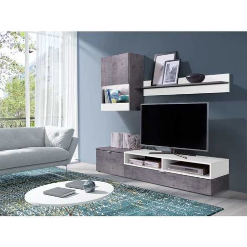 Sekcija ALANI (P175xA160xG39) betonas / balta