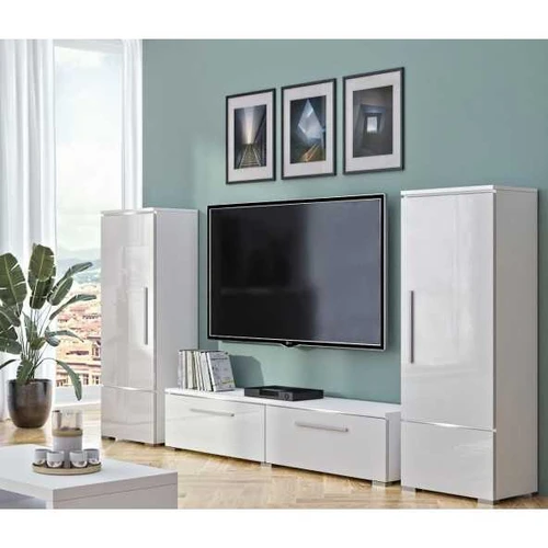 RTV spinta ir spintelės – balta arba balta blizgi