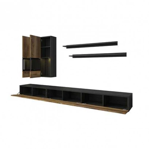 Riešutmedžio spintelių rinkinys