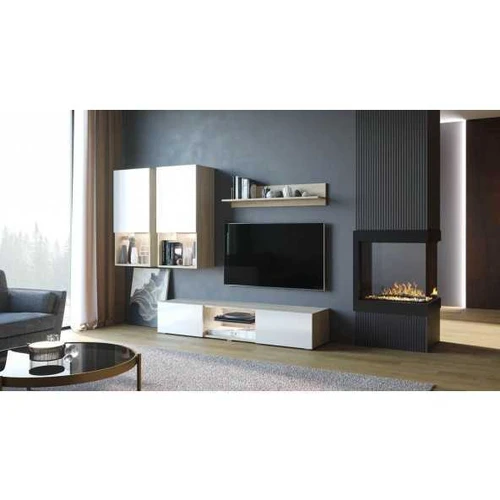 Sekcija DECO (P235xA180xG40) Sonoma/balta blizgi