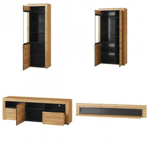 Stilinga vitrina KAMA KM01 su LED apšvietimu