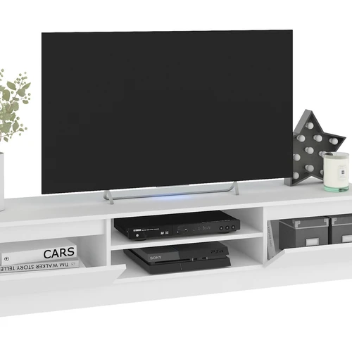 TV spinta su šoninėmis spintelėmis mažiems kambariams