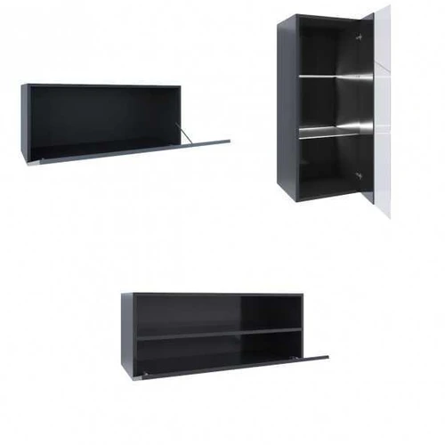 Stilinga sieninė spintelė su LED apšvietimu