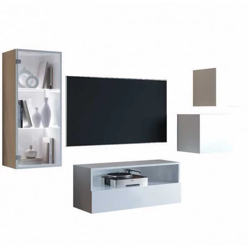 Pakabinama spintelė su stiklu 37x91x35