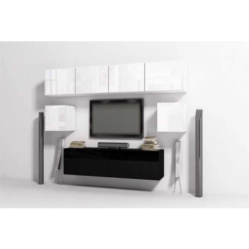 Sekcija ONYX 13 (P160xA200xG35) balta / juoda blizgi