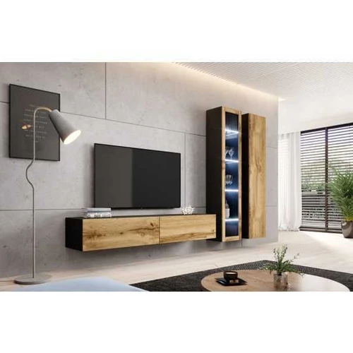 Sekcija VIGO 3G (P260xA180xG40) juoda/ąžuolas wotan