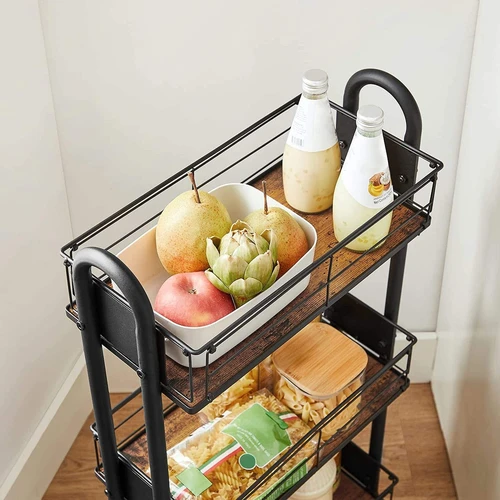 Stilingas vintažinis vežimėlis kavai ar vynui