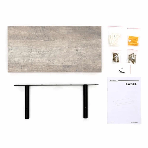 Tvirtos sieninės lentynos su įvairiais inkais – montuokite iš karto