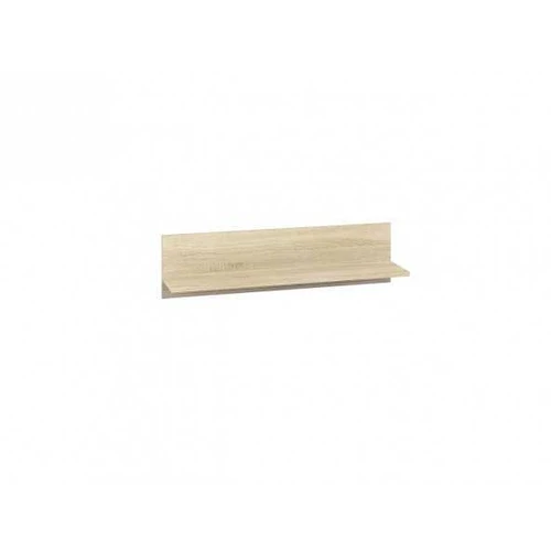 Sieninė lentyna CASTELLO CO17 92 šviesi sonoma / triufelis sonoma