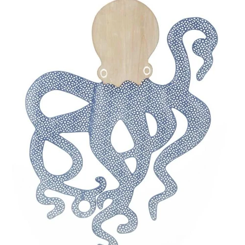 Sieninis dekoratyvinis skydas Octopus, 41 × 57 × 1,5 cm