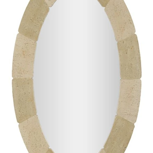 Sieninis ovalus veidrodis Mauro Ferretti, 70 × 119,5 × 3 cm