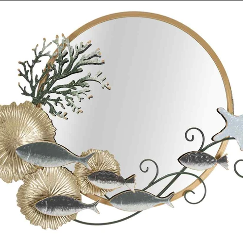 Sieninis veidrodis FISH, Įvairiaspalvė, 88,9 × 65,4 × 7,6 cm