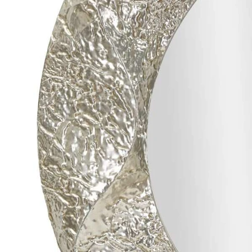 Sieninis veidrodis Mauro Ferretti Argelux, Sidabrinis, Ø104 × 7 cm - Veidrodžiai