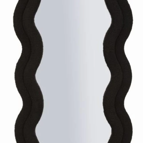 Sieninis veidrodis Teddy, Juoda, 60 × 160 × 4 cm