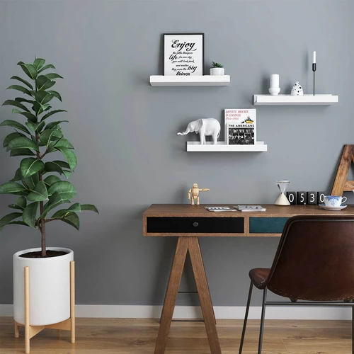 Elegantiškos sieninės lentynos – talpa iki 5 kg