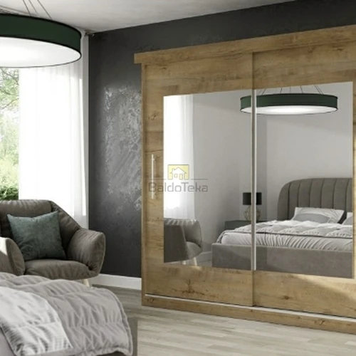 Moderni spinta su apšvietimu ir veidrodžiais