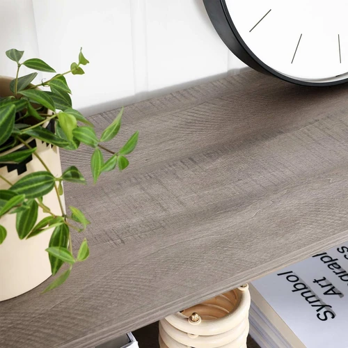 Lengvai surinkiama knygų lentyna su instrukcija