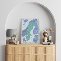 Skandinavijos žemėlapis Nr.11 Mėlynasis opalas - Paveikslai