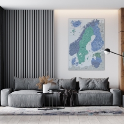 Skandinavijos žemėlapis Nr.11 Mėlynasis opalas - Paveikslai