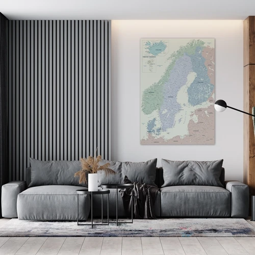 S žemėlapis 85x60 cm - 99 €