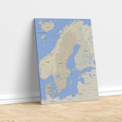 Skandinavijos žemėlapis Nr.3 Klasikinis - Paveikslai