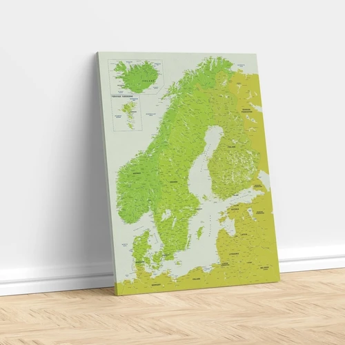 L 120x80 cm žemėlapis – 159 €