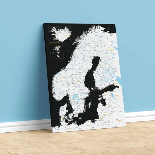 Kokybiški žemėlapiai L 120x80 cm – 159 €