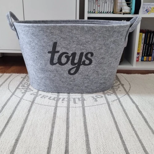 Lengvas poliesterio veltinis krepšys vaikų daiktams