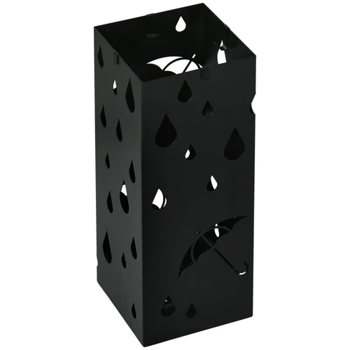 Skėčių stovas, 4 kabliukai, 15,5 × 15,5 × 40 cm