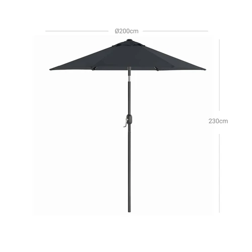 Compact & Adjustable Umbrella for Balconies